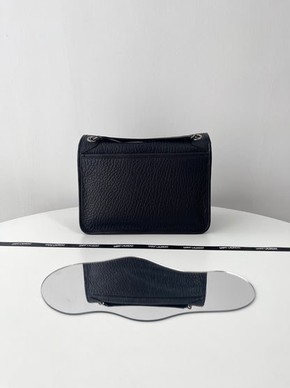 Black Leather Niki Shoulder Bag - Level 5