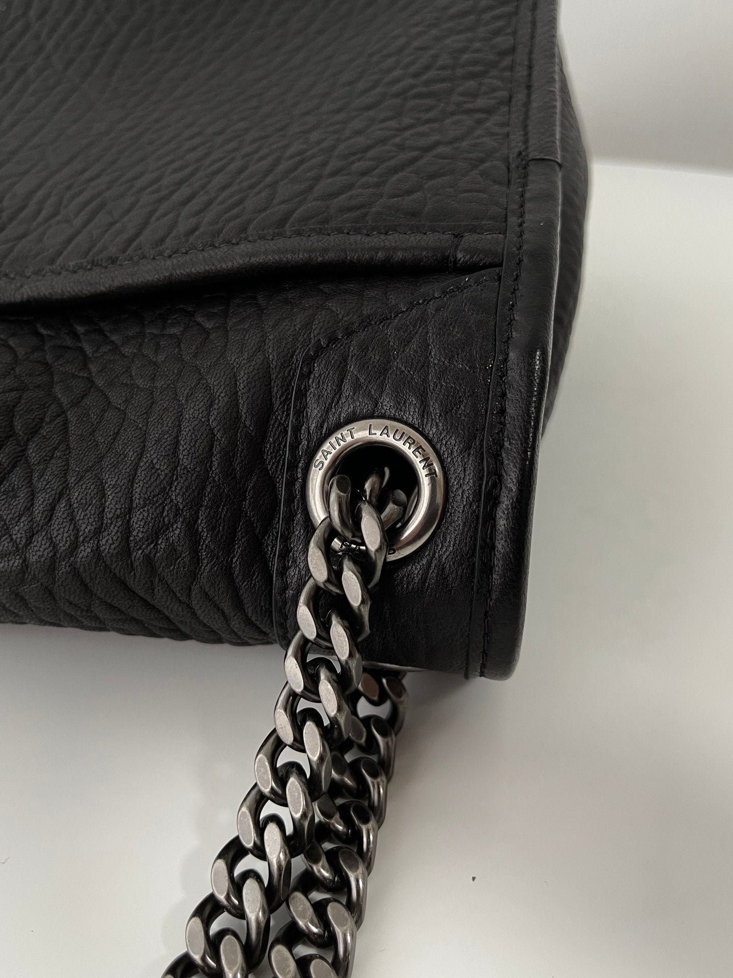 Black Leather Niki Shoulder Bag - Level 5