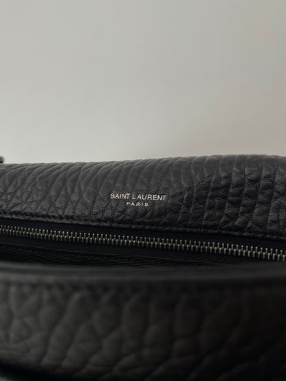 Black Leather Niki Shoulder Bag - Level 5