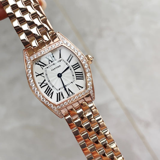 Tortue Ladies Watch Crystal Bezel Rose Gold CTR - Level 3