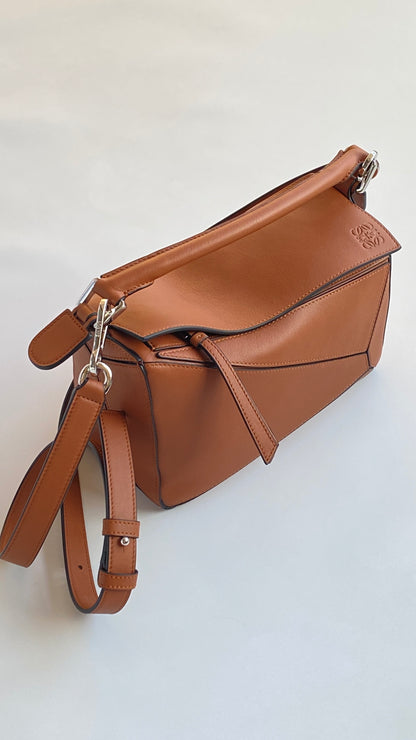 Small Puzzle Bag Brown Leather - Level 5 *Low Stock*