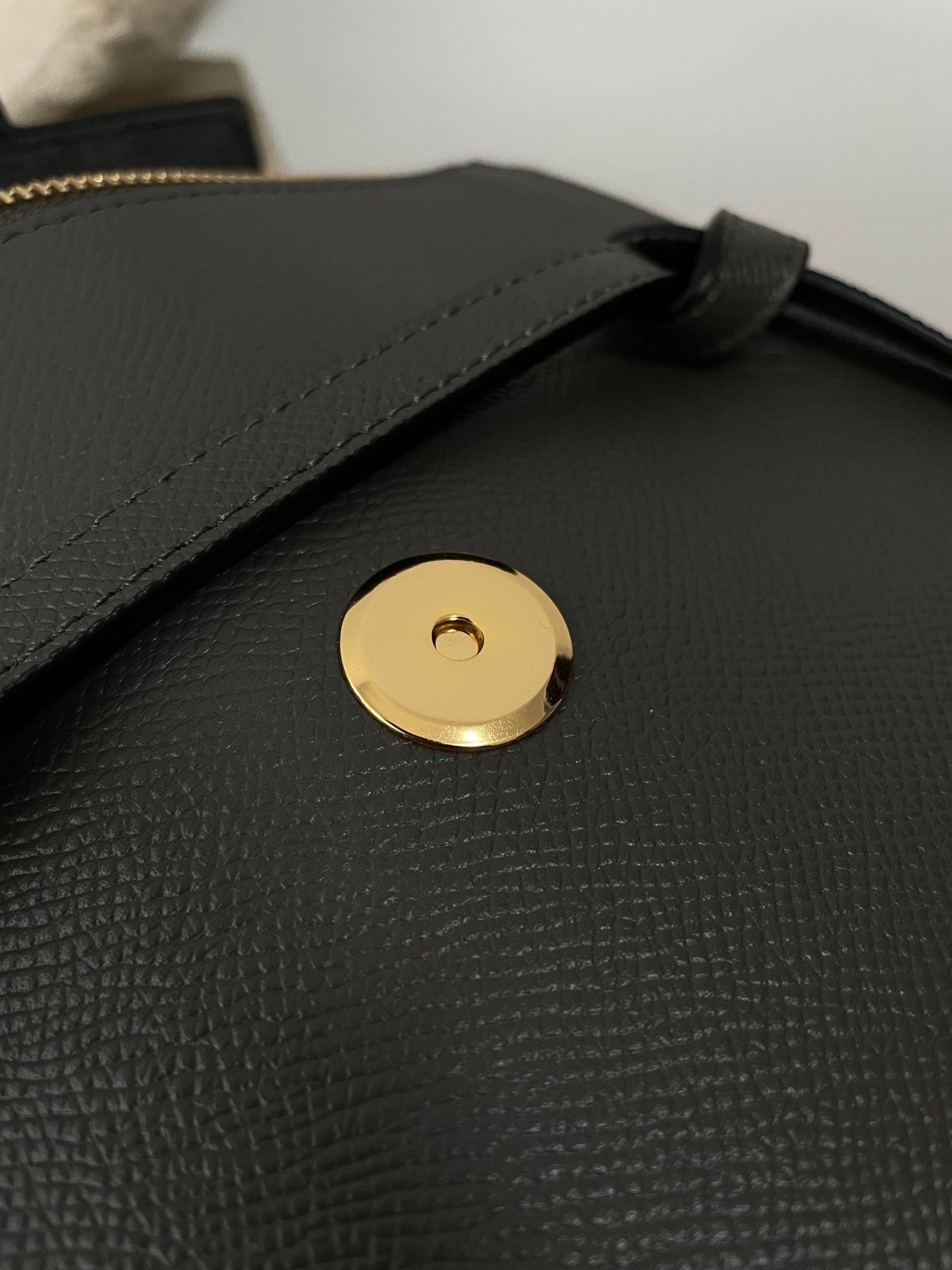 Grey Leather Nano Belt Bag - Level 5