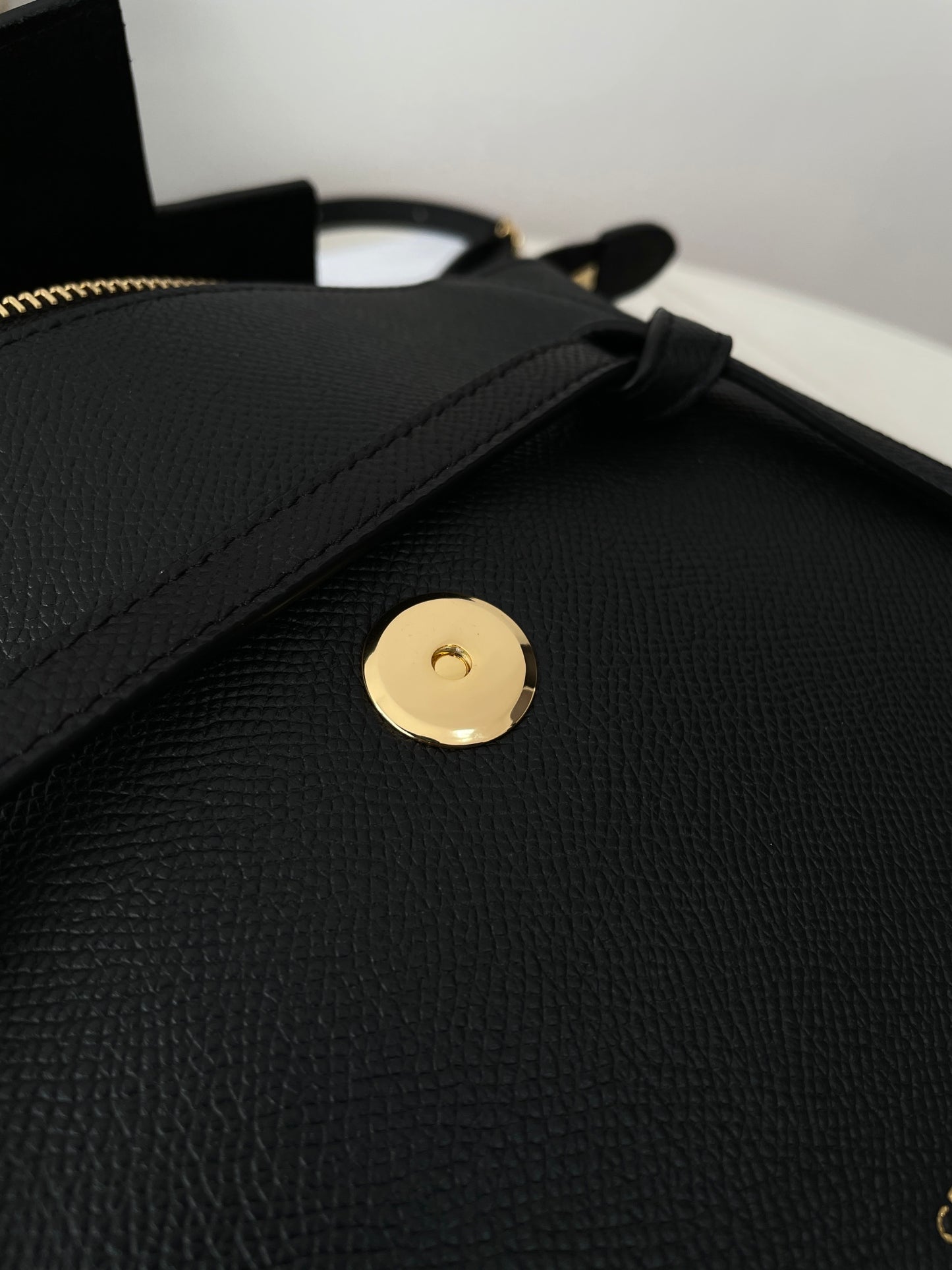 Black Leather Nano Belt Bag - Level 5