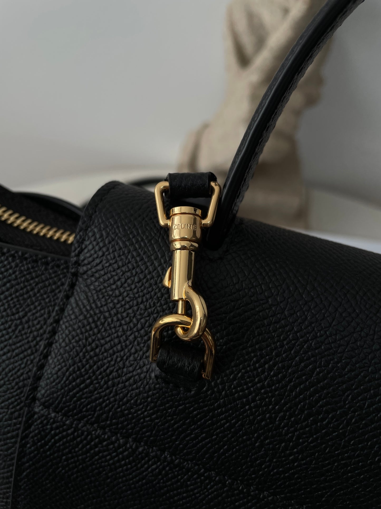 Black Leather Nano Belt Bag - Level 5