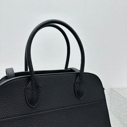 Margaux 12 Black Leather Tote Bag ROW - Level 5