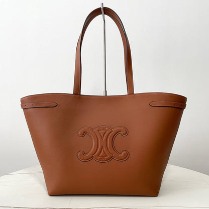 Leather Cabas Anais Tote Bag CEL - Level 5