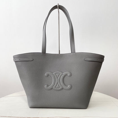 Leather Cabas Anais Tote Bag CEL - Level 5