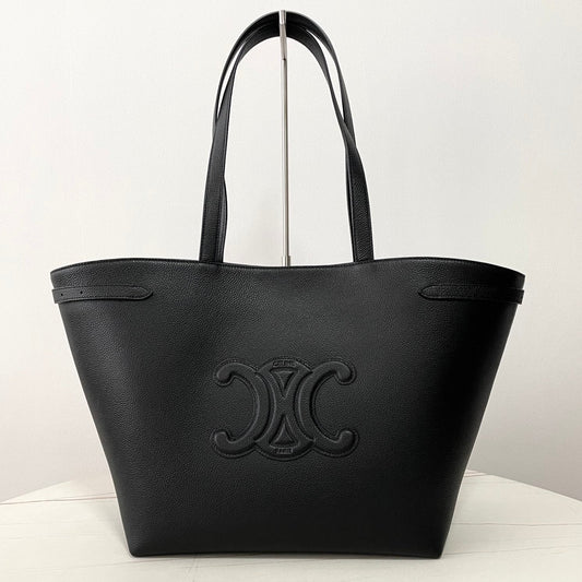 Leather Cabas Anais Tote Bag CEL - Level 5