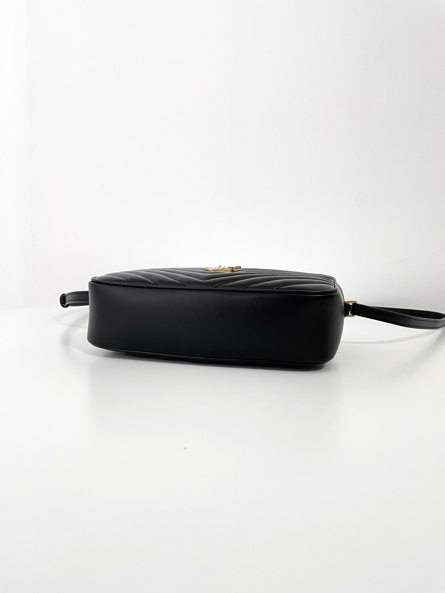 Black Leather Lou Camera Bag - Level 5