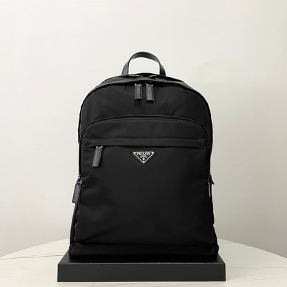 Black Nylon Zippered Backpack PRD - Level 5