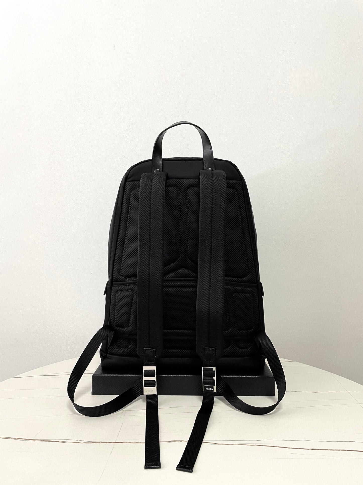 Black Nylon Zippered Backpack PRD - Level 5