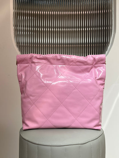 22 Bag Small Pink Lambskin Leather - Level X