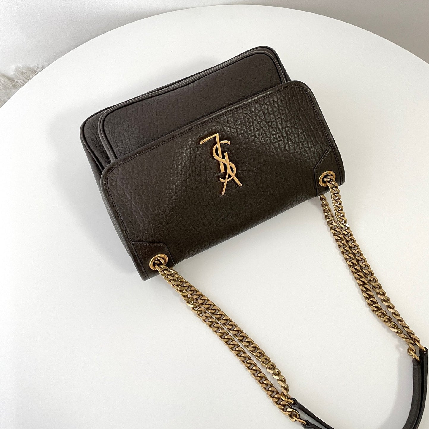 Light Musk Leather Niki Shoulder Bag - Level 5
