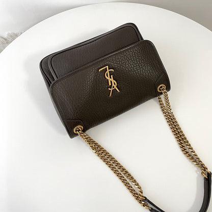 Light Musk Leather Niki Shoulder Bag - Level 5
