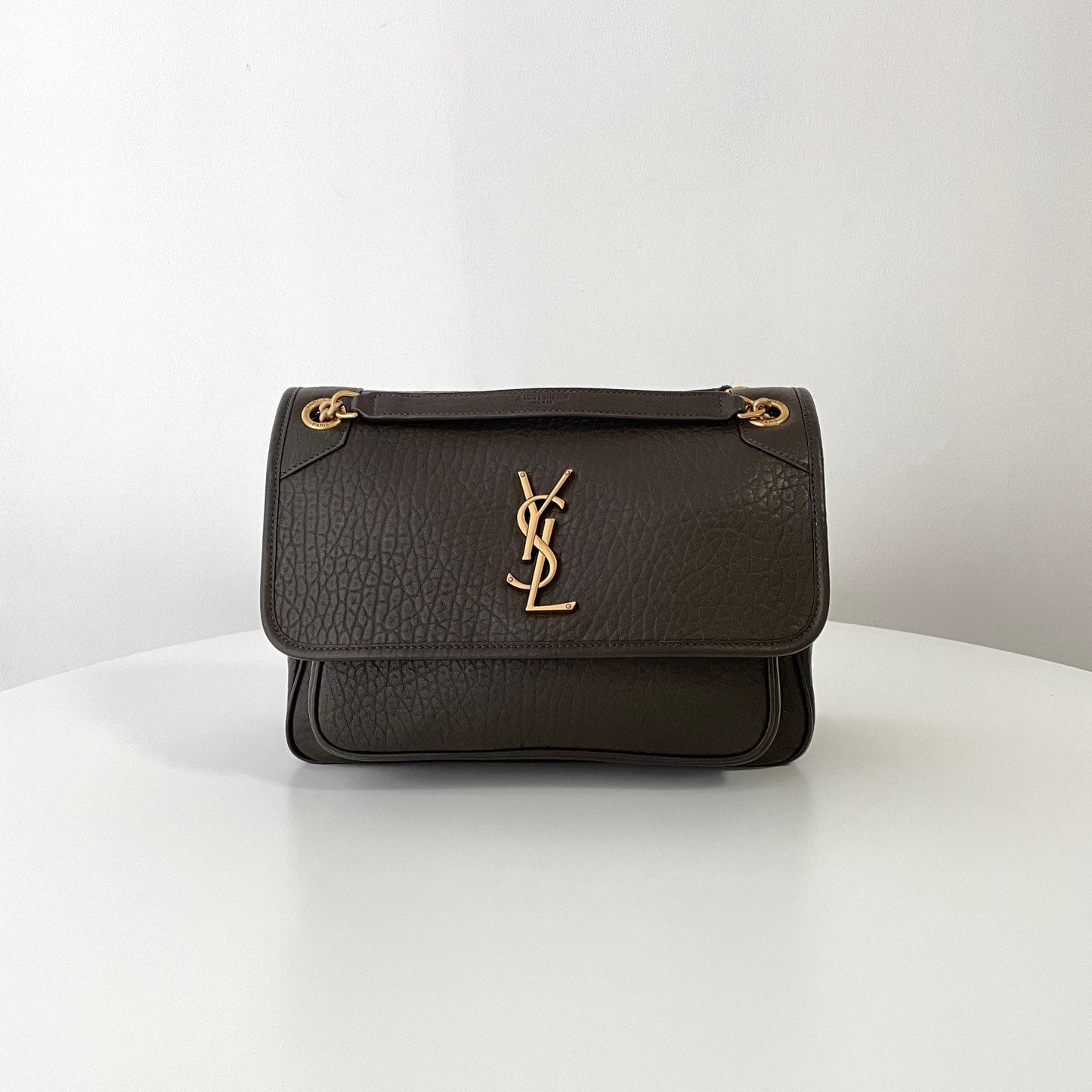 Light Musk Leather Niki Shoulder Bag - Level 5