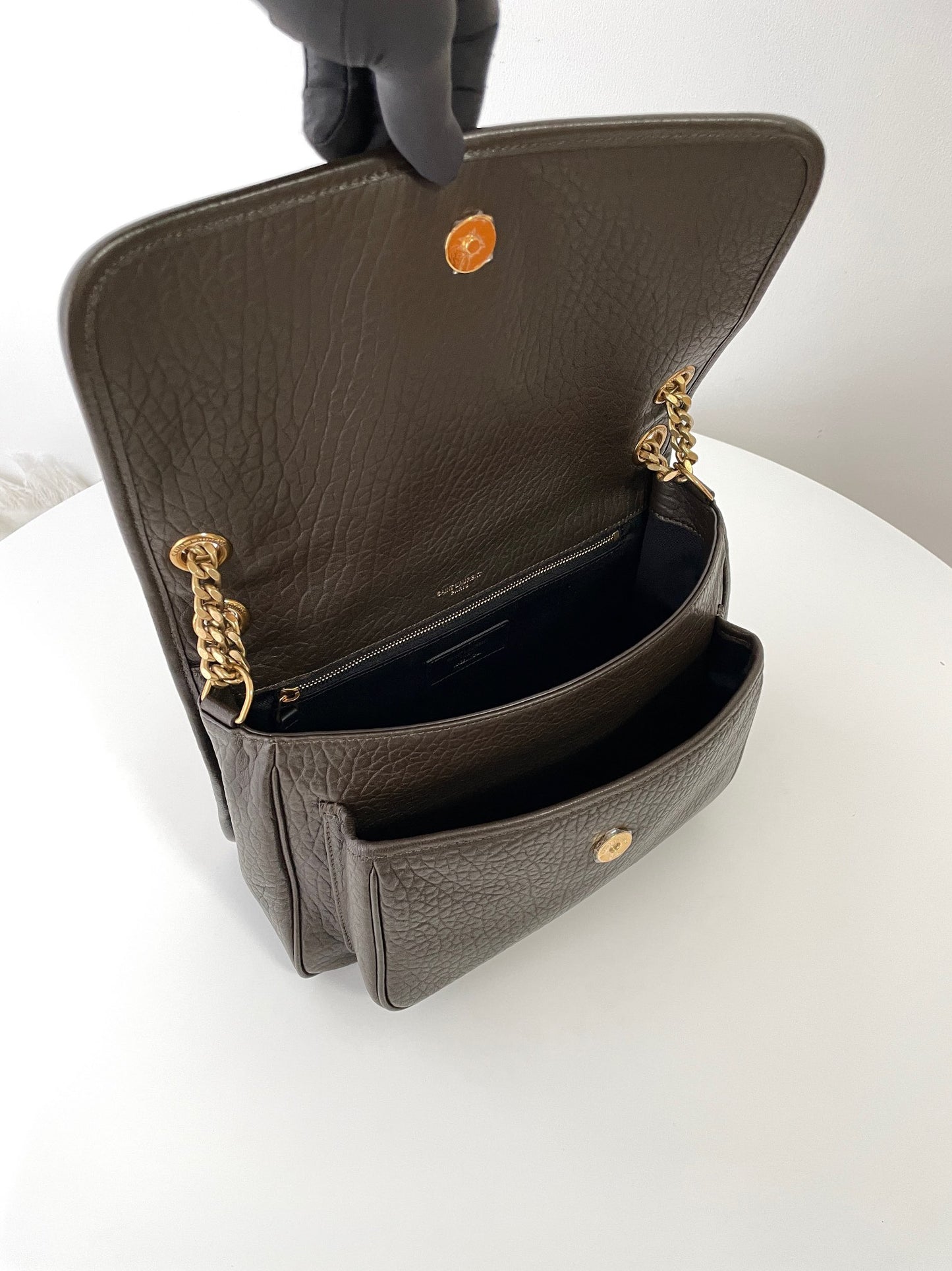 Light Musk Leather Niki Shoulder Bag - Level 5