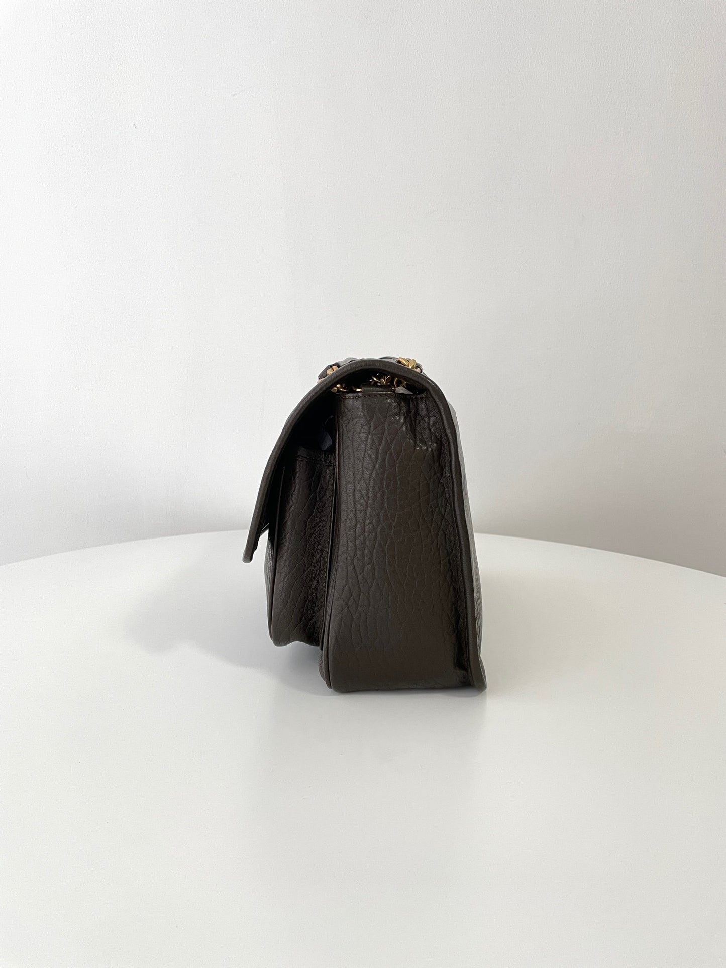 Light Musk Leather Niki Shoulder Bag - Level 5