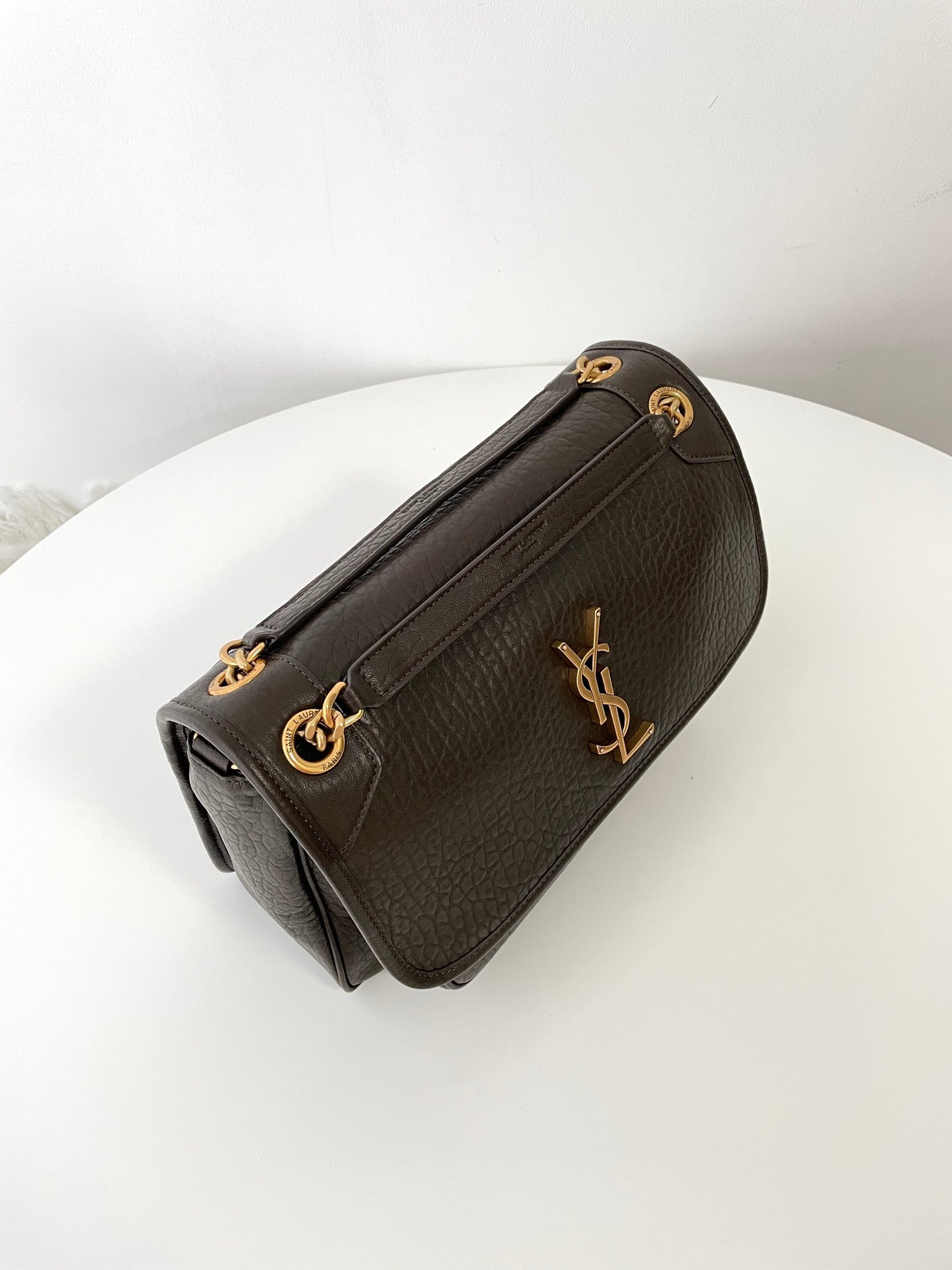 Light Musk Leather Niki Shoulder Bag - Level 5