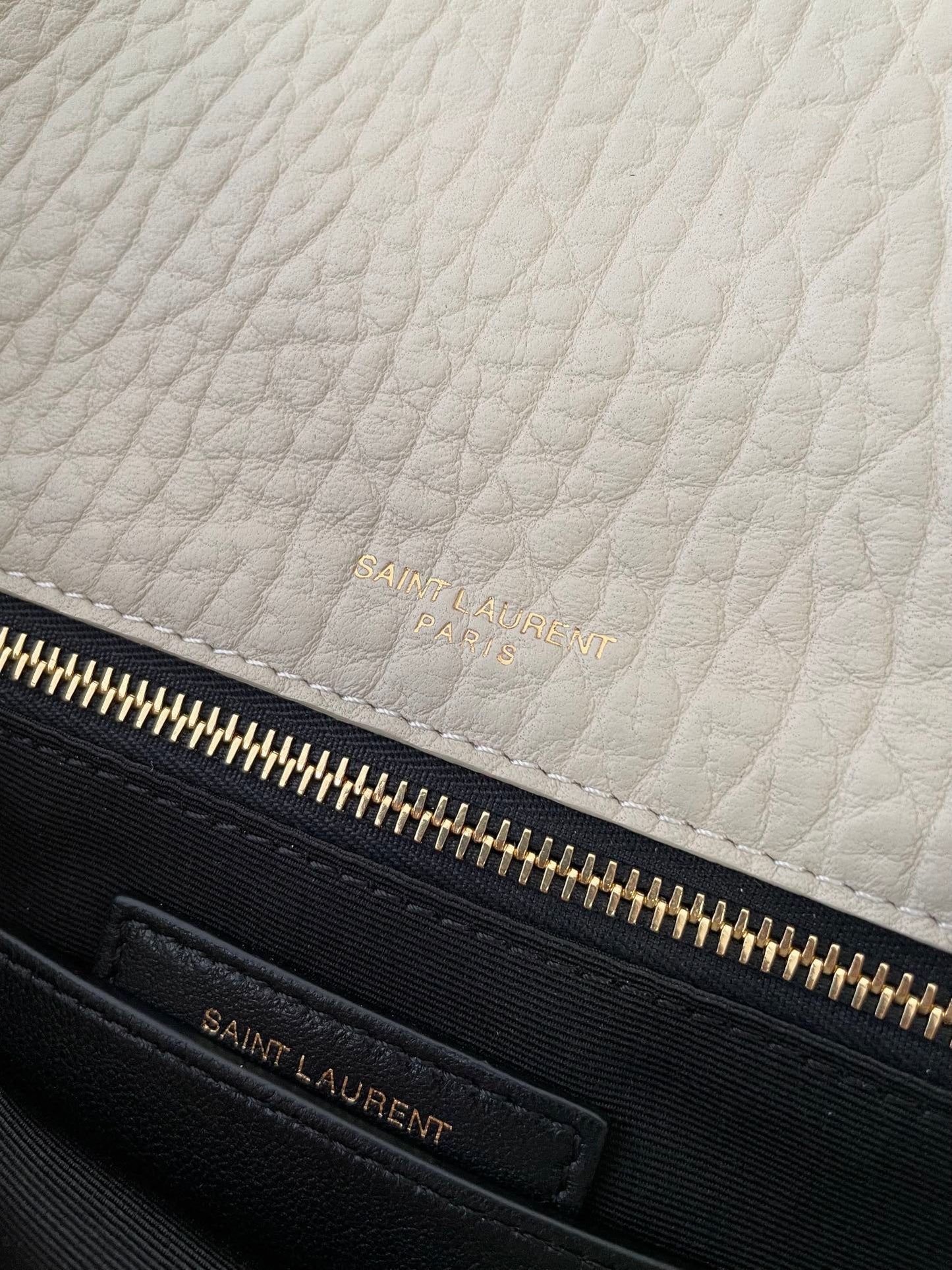 Cream White Leather Niki Shoulder Bag - Level 5