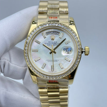 Day-Date Ladies Watch Mother of Pearl Gold 36mm RLX - Level 3