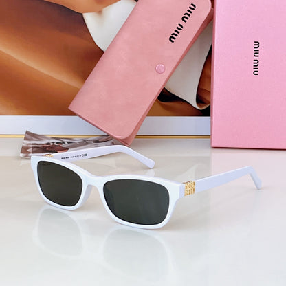 Rounded Rectangle Frame MIU Sunglasses