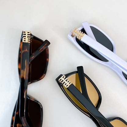 Rounded Rectangle Frame MIU Sunglasses
