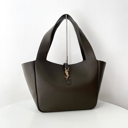 Light Musk Leather Bea Tote Bag YLS - Level 5