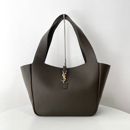 Light Musk Leather Bea Tote Bag YLS - Level 5