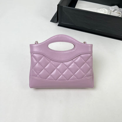 Purple Lambskin 31 Nano Bag CNL - Level X