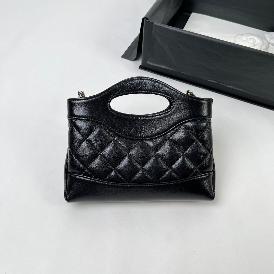 Black Lambskin 31 Nano Bag CNL - Level X