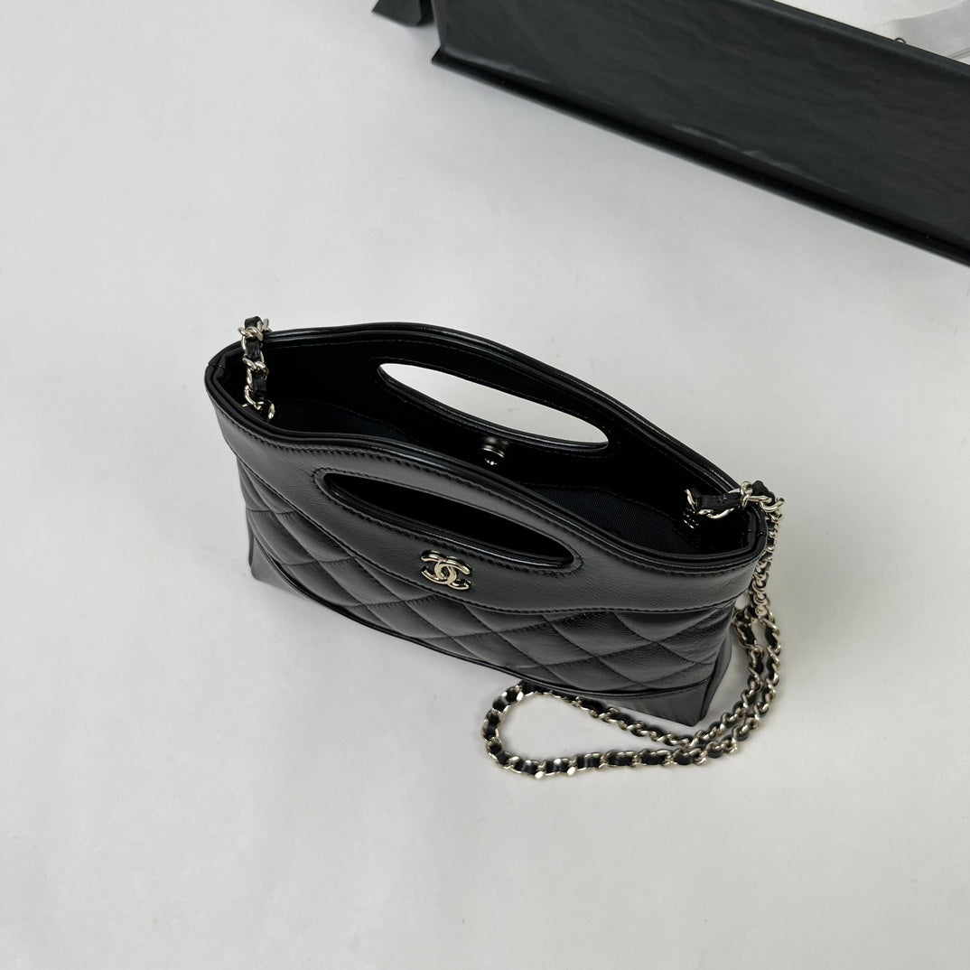 Black Lambskin 31 Nano Bag CNL - Level X