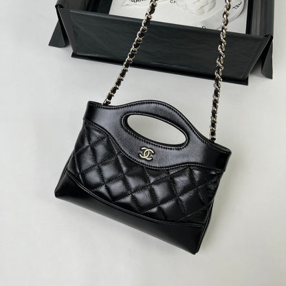 Black Lambskin 31 Nano Bag CNL - Level X