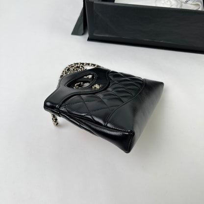 Black Lambskin 31 Nano Bag CNL - Level X