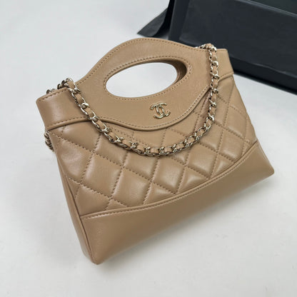 Beige Lambskin 31 Nano Bag CNL - Level X