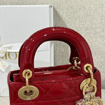 Mini Lady Red & Gold Patent Leather - Level X