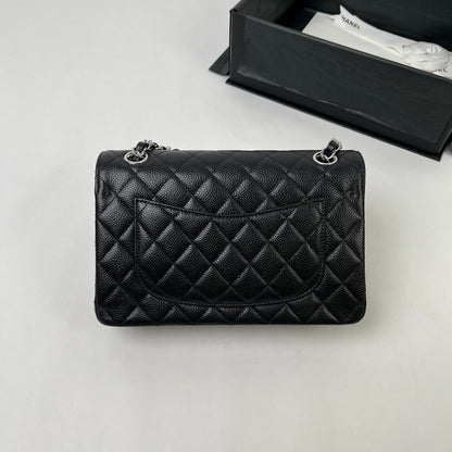 Black Caviar Leather Small Flap Bag CNL - Level X