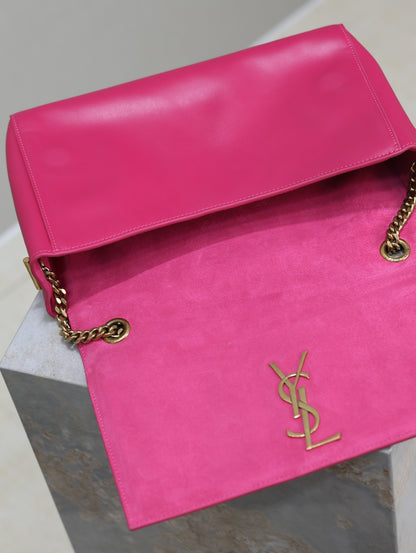 Reversible Kate Bright Pink Leather & Suede YLS - Level 5