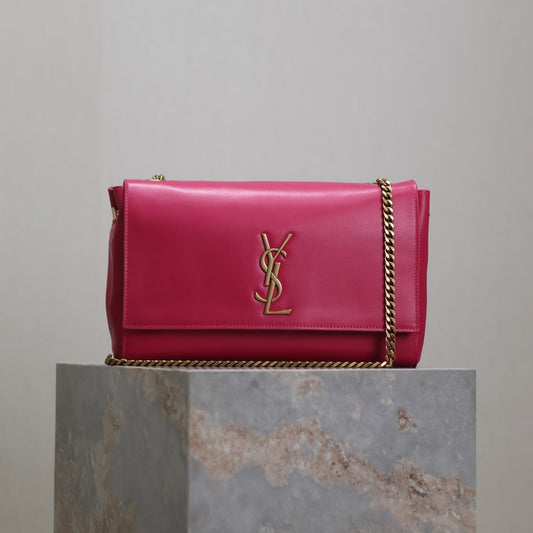 Reversible Kate Bright Pink Leather & Suede YLS - Level 5