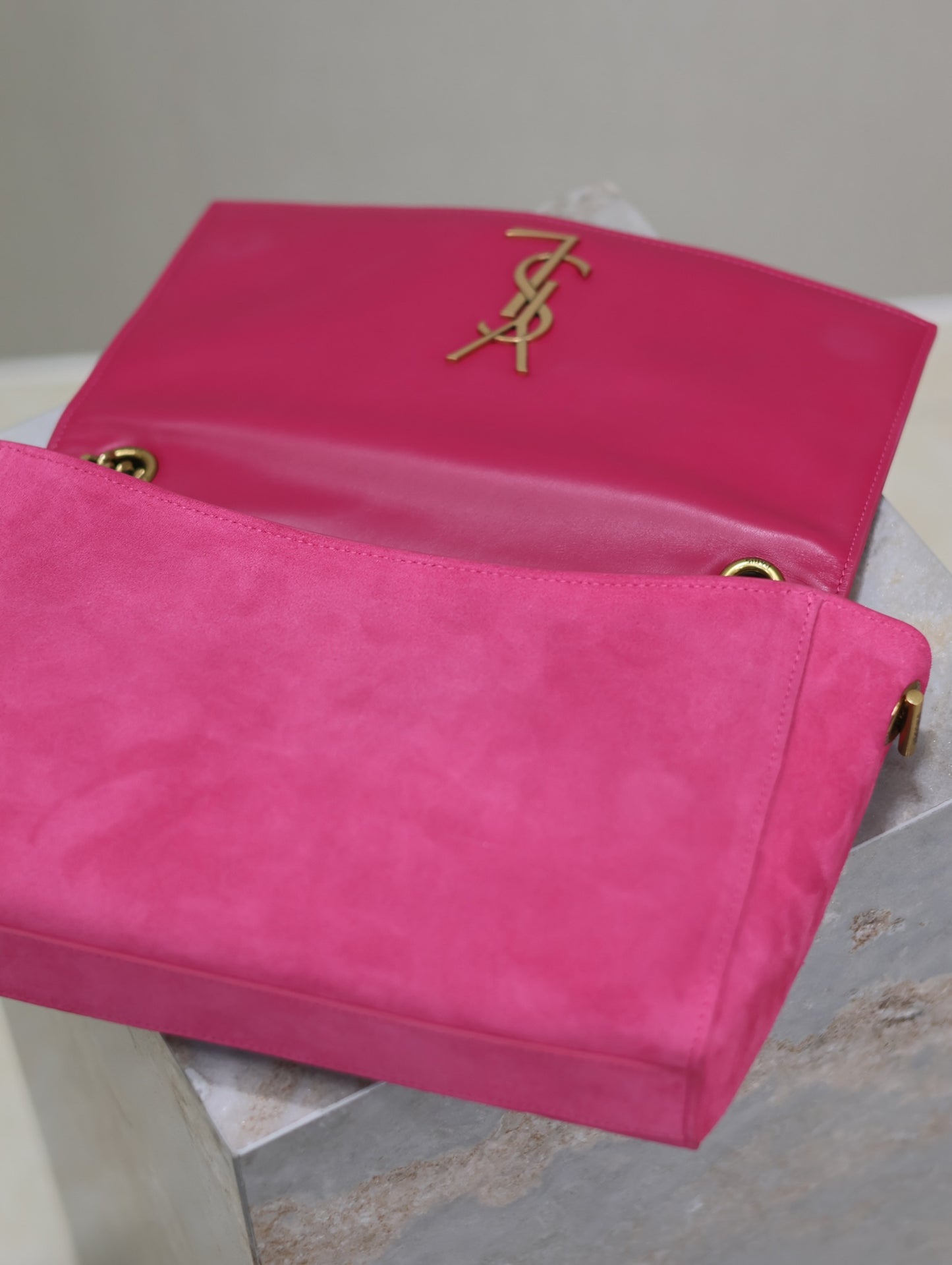 Reversible Kate Bright Pink Leather & Suede YLS - Level 5