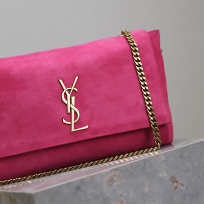 Reversible Kate Bright Pink Leather & Suede YLS - Level 5