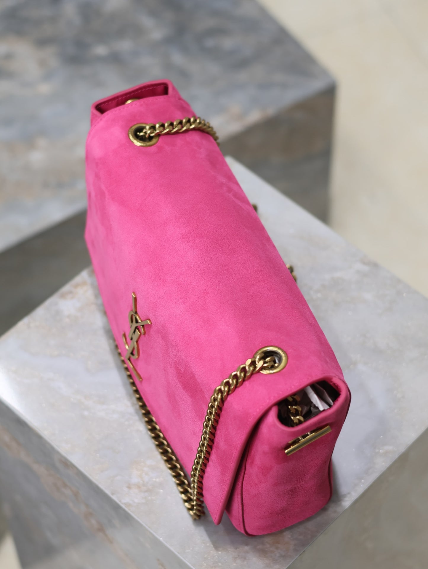 Reversible Kate Bright Pink Leather & Suede YLS - Level 5