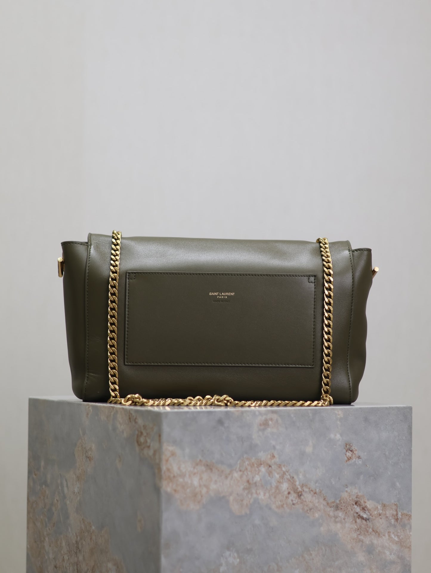 Reversible Kate Khaki Green Leather & Suede YLS - Level 5