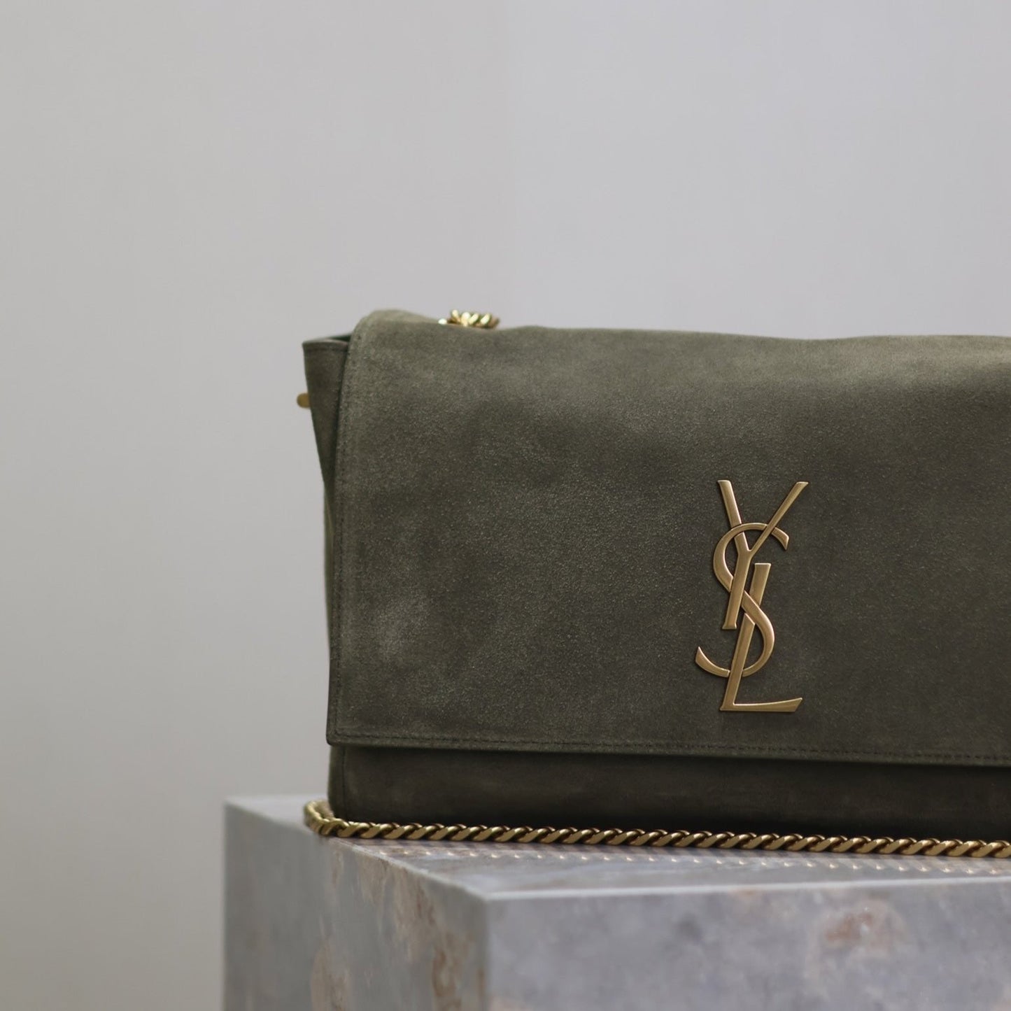 Reversible Kate Khaki Green Leather & Suede YLS - Level 5