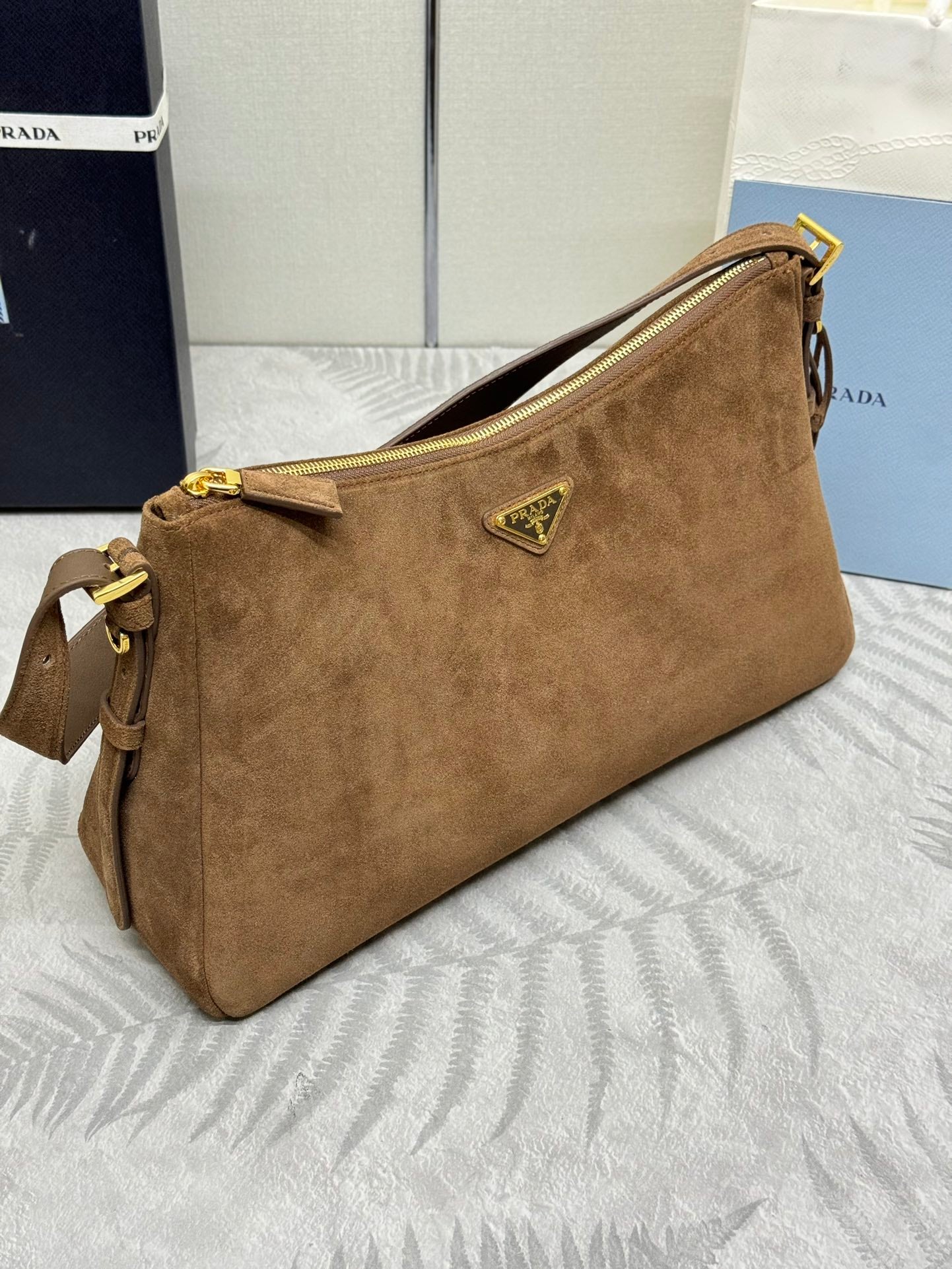 Aimee Brown Suede Bag PRD - Level 5