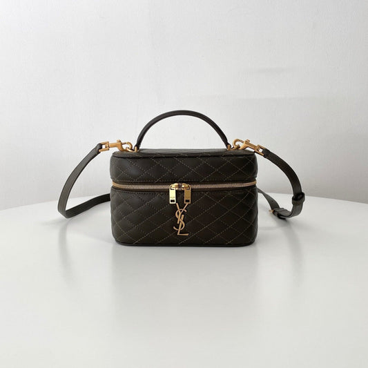 Gaby Vanity Bag Light Musk Leather - Level 5