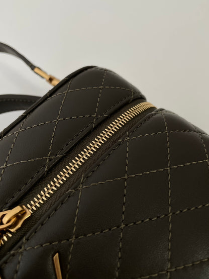 Gaby Vanity Bag Light Musk Leather - Level 5