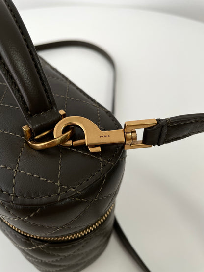 Gaby Vanity Bag Light Musk Leather - Level 5