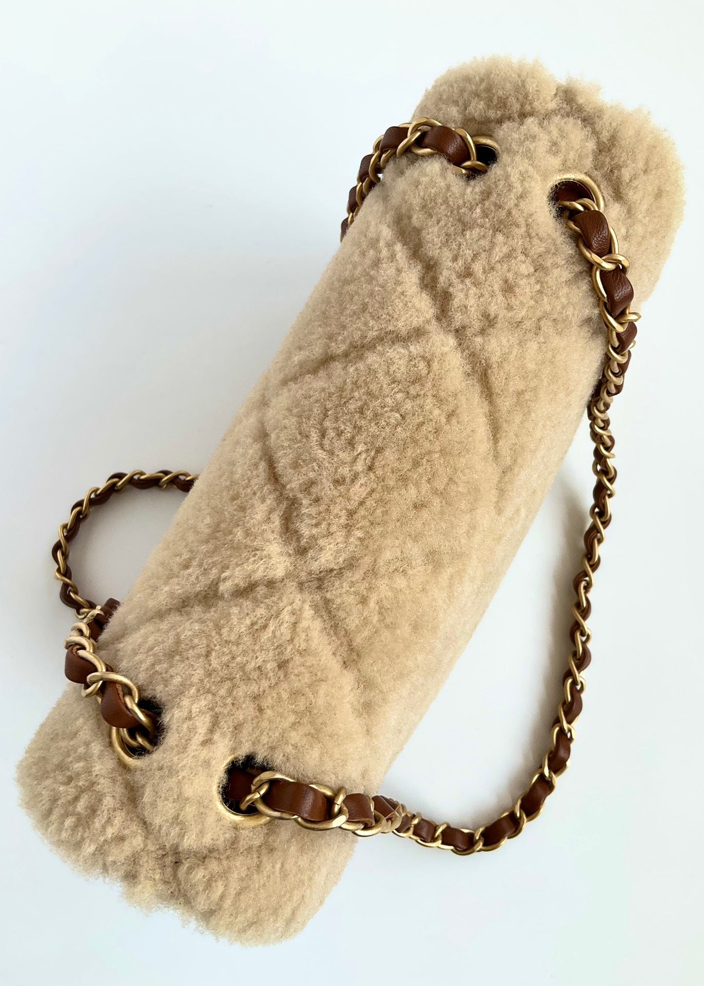 Shearling Small Flap Bag CNL - Level X