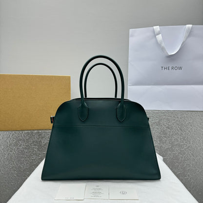 Margaux 15 Dark Green Leather Tote Bag ROW - Level 5