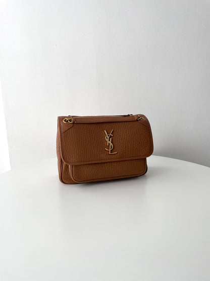 Brown Leather Niki Shoulder Bag - Level 5